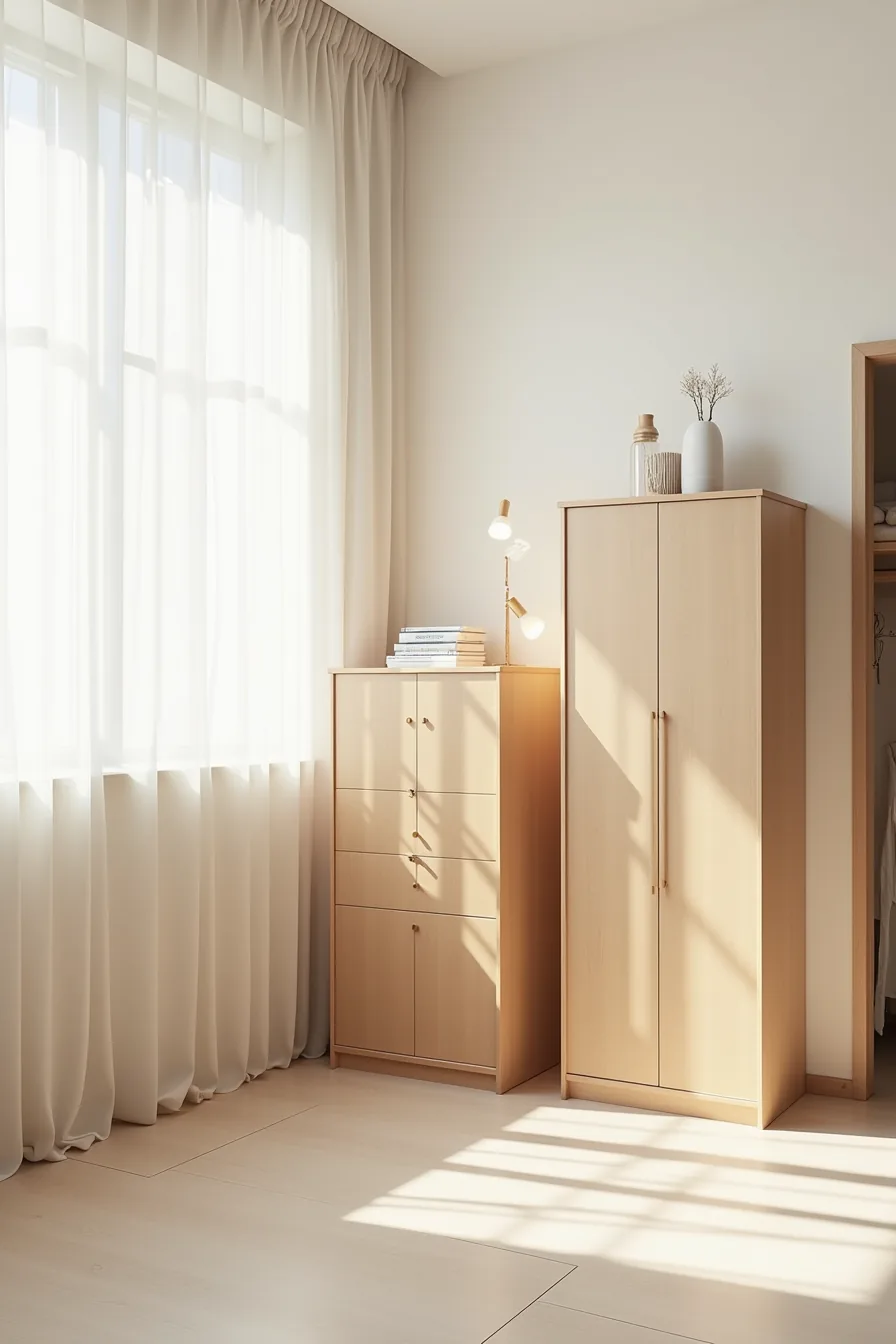 Three shoe cabinets in increasing sizes displayed side by side, showing compact, medium, and large options.
